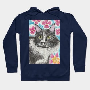 Waffles tuxedo cat Hoodie